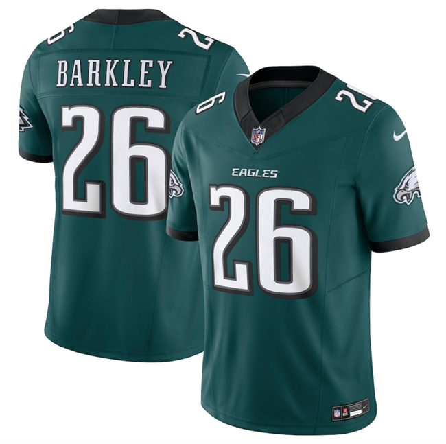 Women's Green Philadelphia Eagles #26 Saquon Barkley New F.U.S.E. Vapor Untouchable Limited Stitched Football Jersey(Run Small)